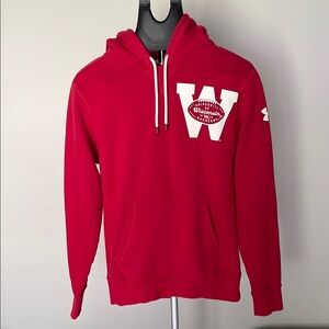 Red Wisconsin Badger Hoodie